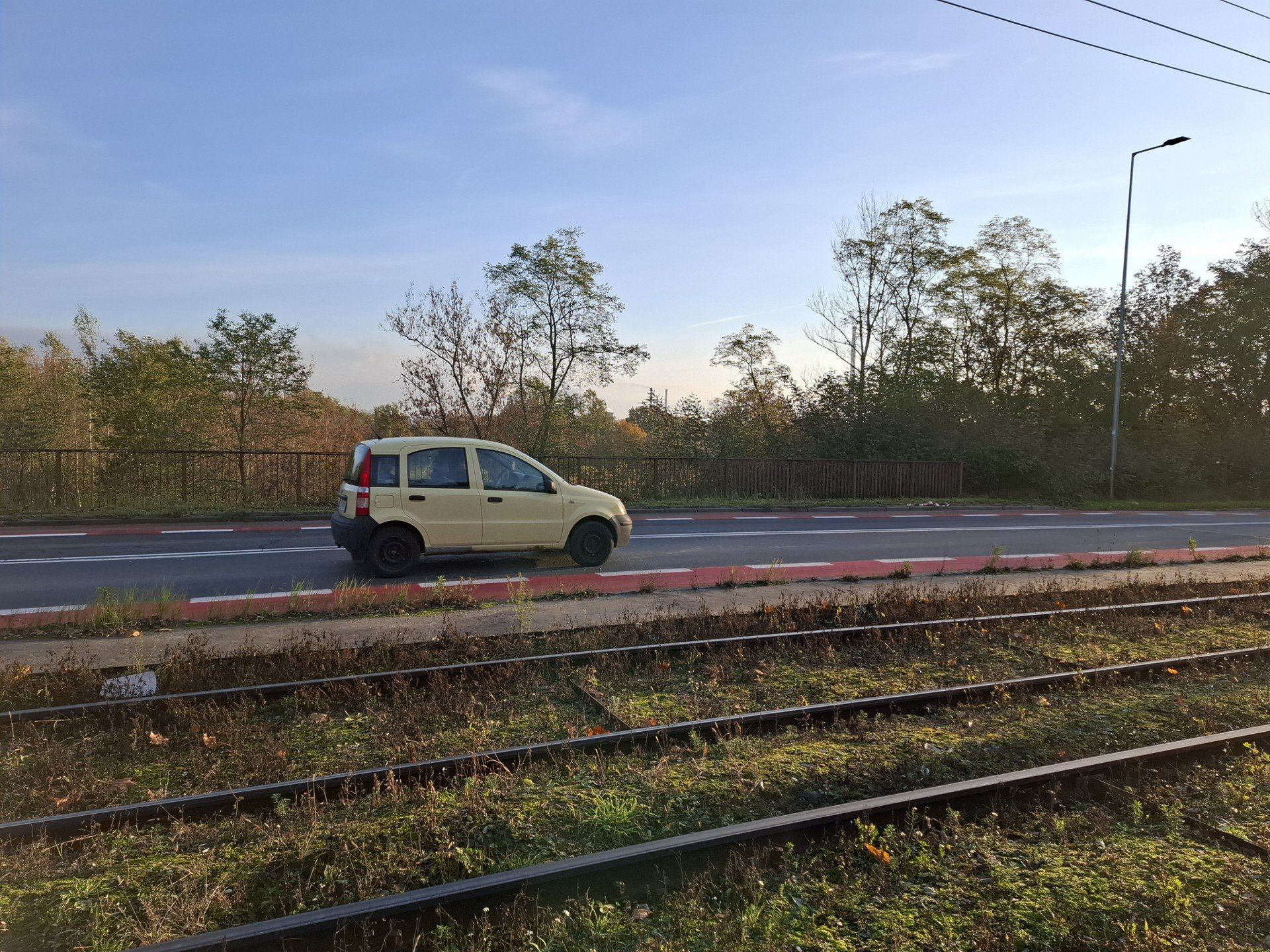 Tramwaj na Kucelin w Częstochowie - Aleja Pokoju