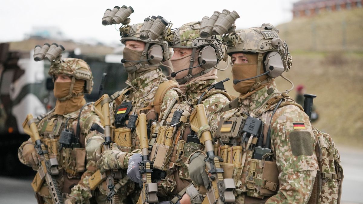 Żołnierze KSK, elitarnej jednostki Bundeswehry