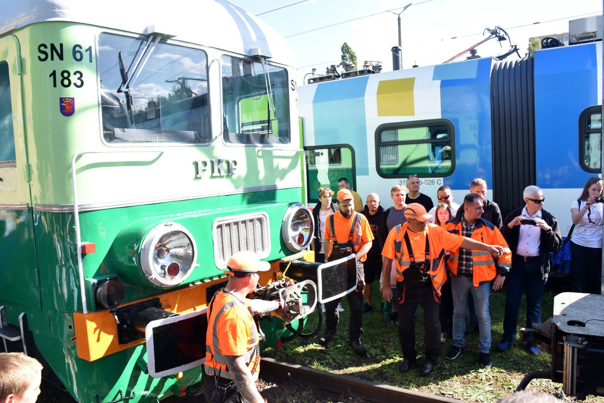 Motowagon SN61-183, duma jubileuszu lokomotywowni Szczecin Wzgórze Hetmańskie, wymaga generalnej naprawy