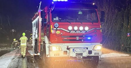 Spadł z ok. 3 metrów. Nietypowa akcja ratunkowa na poligonie w Wyciążkowie