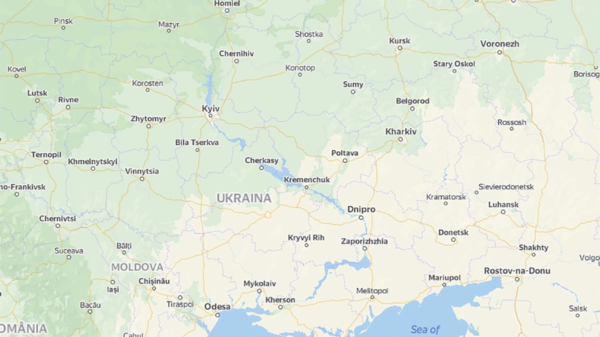 Mapy Yandex przestały wyświetlać granice państwowe