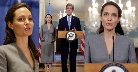 Angelina Jolie w Białym Domu: "Mamy na świecie 65 MILIONÓW LUDZI zmuszonych do ucieczki"