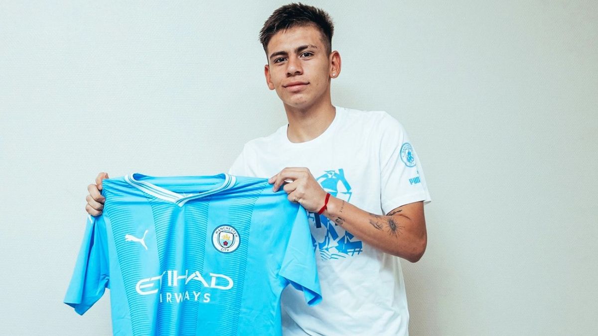 Materiały prasowe / Manchester City / Na zdjęciu: Claudio Echeverri