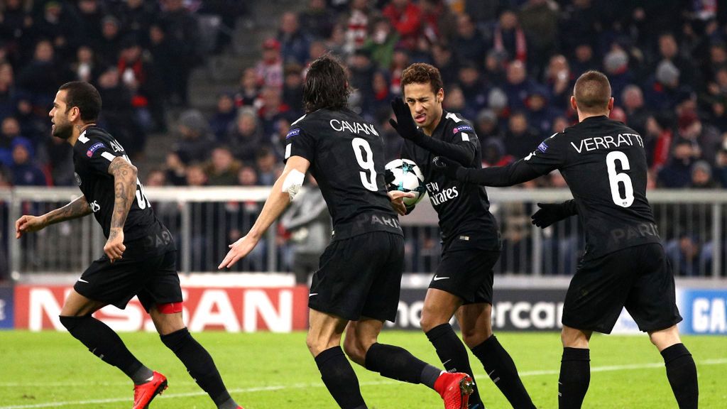 Getty Images / Adam Pretty / Bongart / Na zdjęciu: piłkarze Paris Saint-Germain