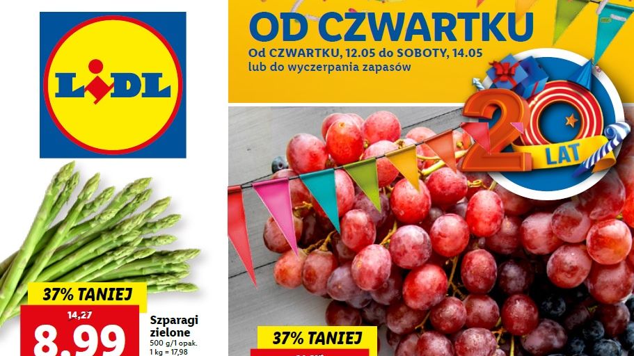 Lidl gazetka od czwartku 12 maja [12.05]