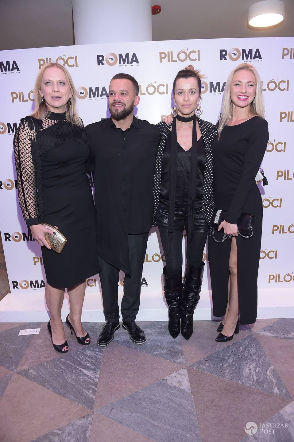 Barbara Kurdej-Szatan, Marzena Rogalska, Michał Piróg, Malwina Wędzikowska - prapremiera musicalu "Piloci" w Romie