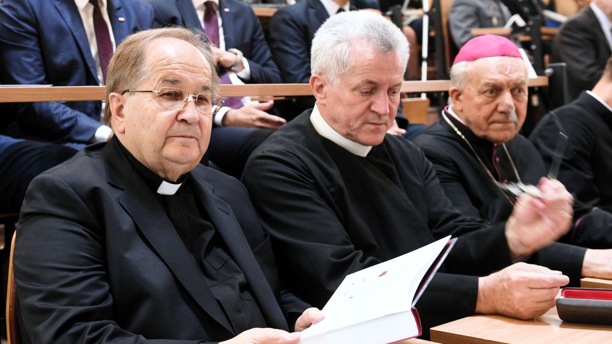 Stalowa Wola, 24.06.2018. O. Tadeusz Rydzyk podczas konferencji "Świadkowie Historii".