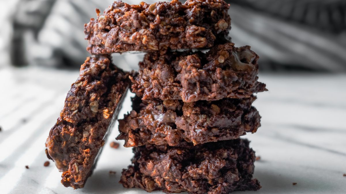 Pyszne ciasteczka owsiane nie wymagają obróbki termicznej