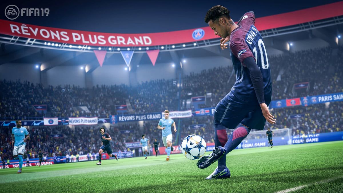 Neymar w grze FIFA 19