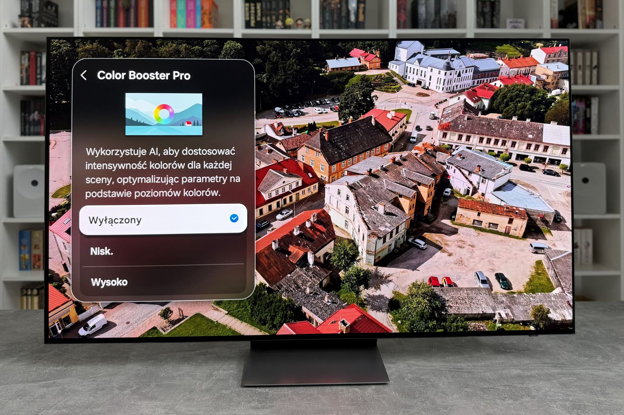 Samsung OLED S90H - Color Booster Pro - wyłączony.