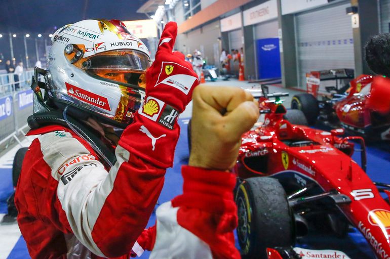 Sebastian Vettel potwierdza swoje wielkie umiejętności w barwach Ferrari