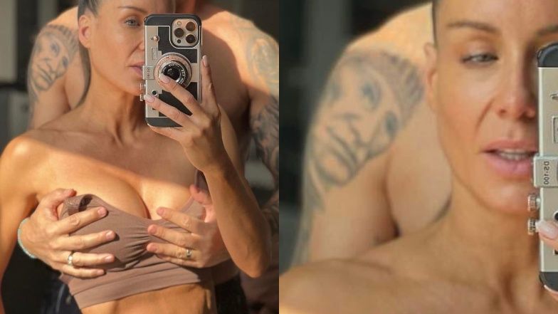 Radosław Majdan ściska piersi Małgorzaty Rozenek