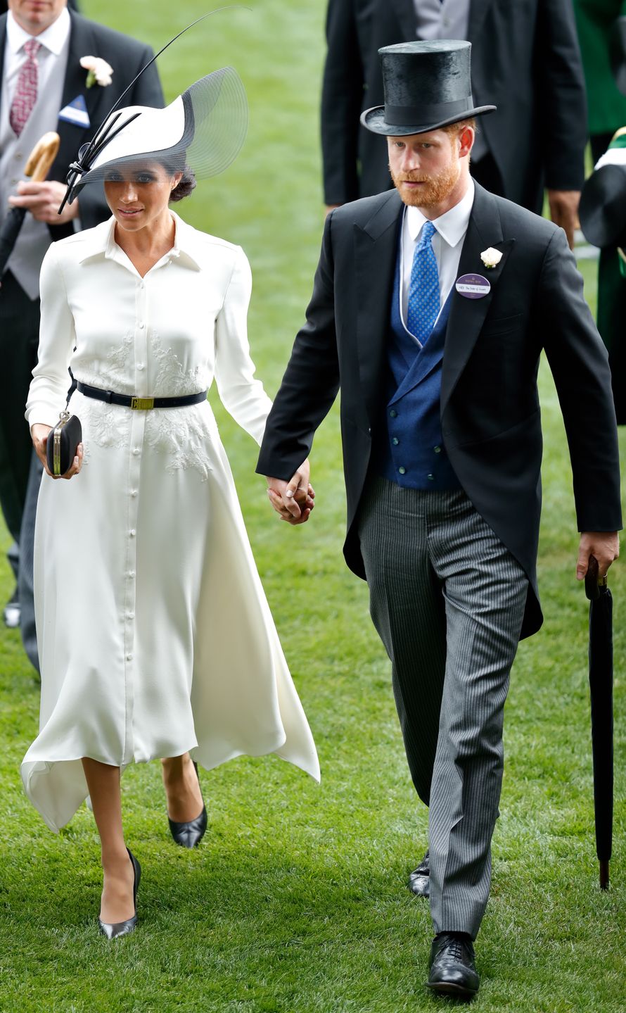 Meghan Markle i książę Harry w Ascot w 2018 roku