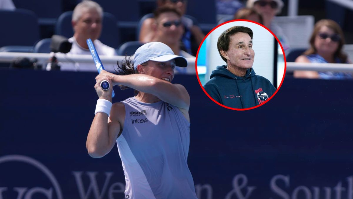 Getty Images / PAP/EPA / Od lewej: Iga Świątek oraz Rick Macci