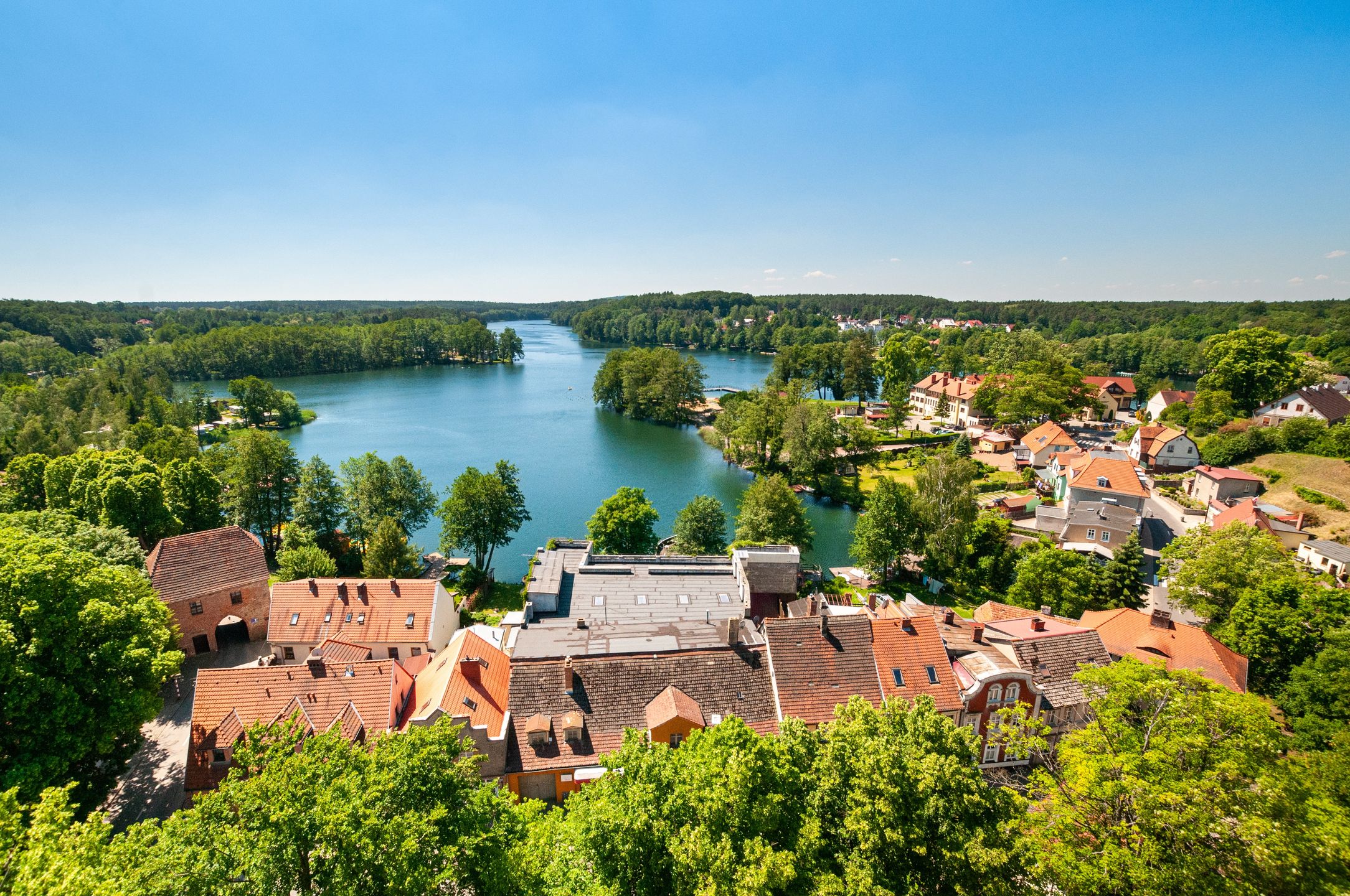 Łagów zachwyca położeniem