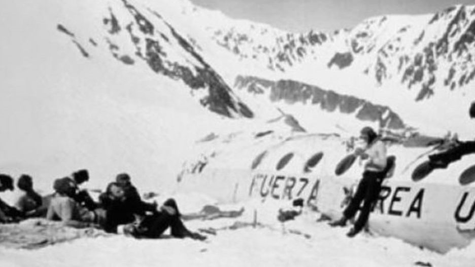 Rozbity samolot urugwajski w Andach/