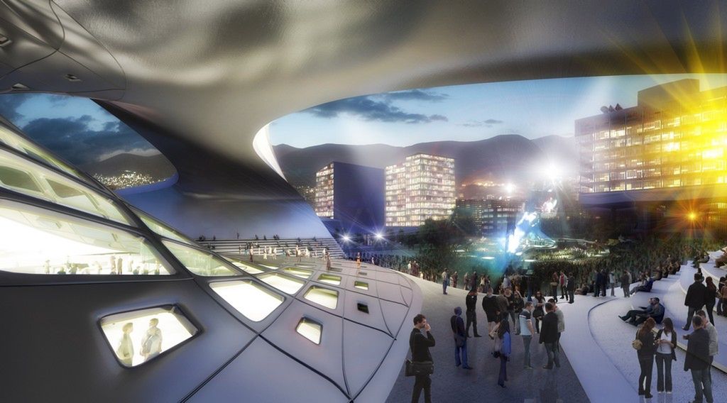 Niedoszła wizja Bogotá International Convention Center według Zahy Hadid [wideo] 7