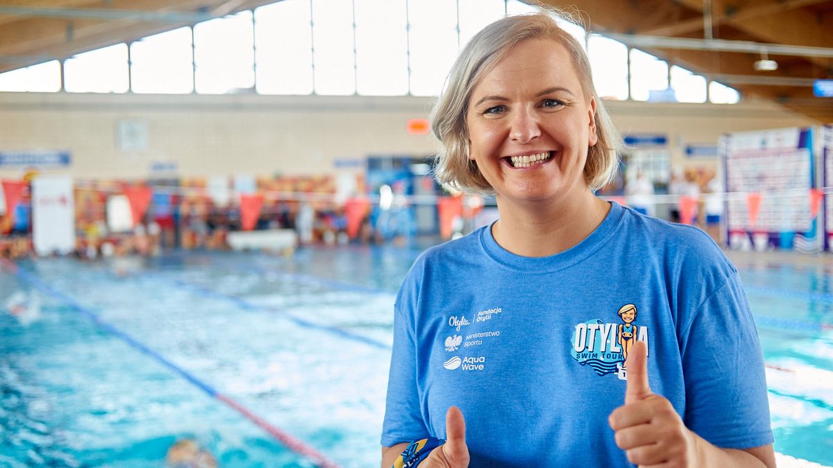 Materiały prasowe / Fot. Łukasz Szeląg/Otylia Swim Tour / Na zdjęciu: Otylia Jędrzejczak