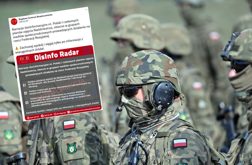 Polska chce zająć Naddniestrze? RCB ostrzega przed rosyjską dezinformacją