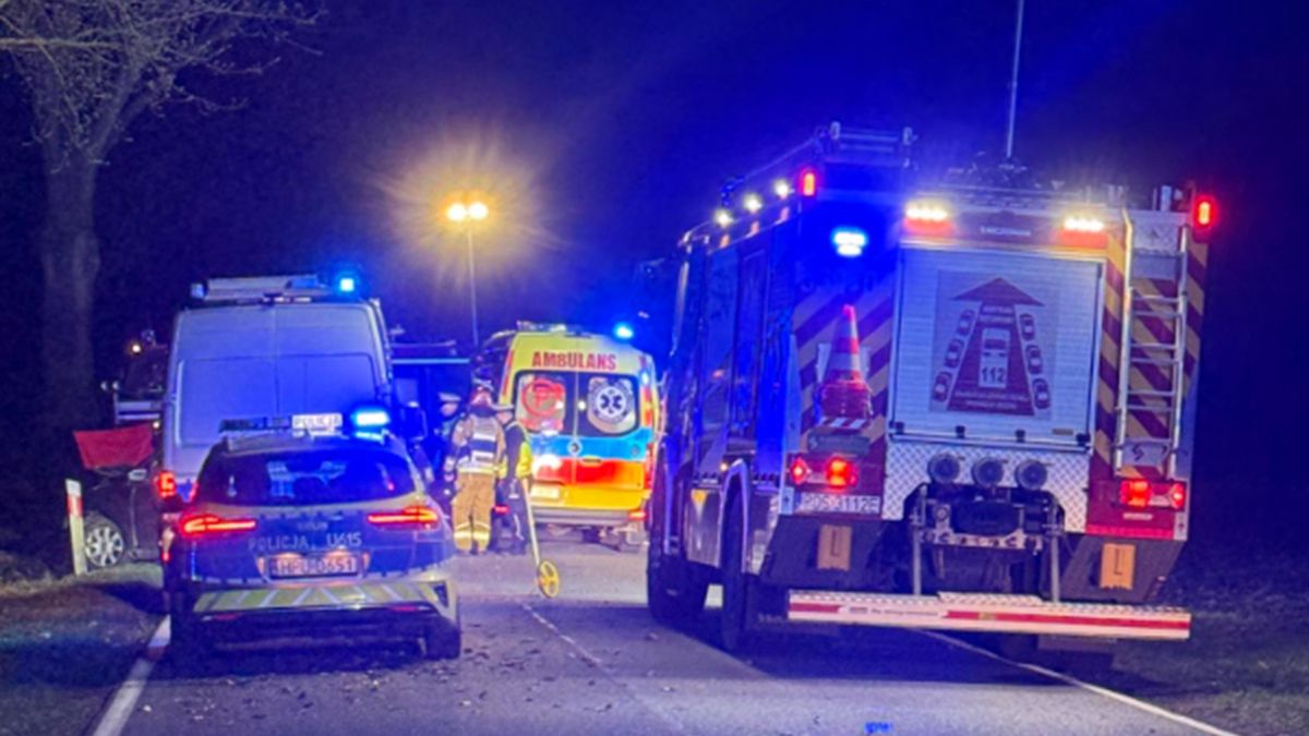 Wypadek w Odolanowie.