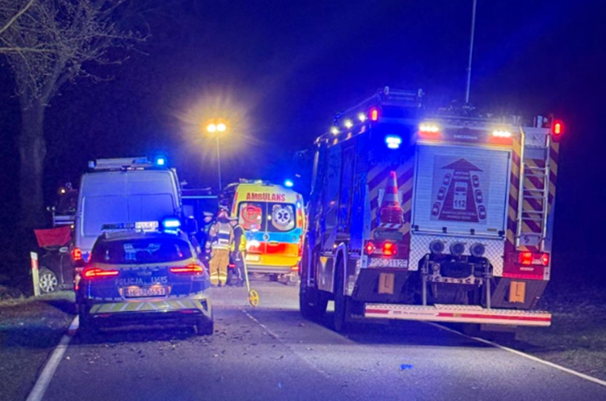 Koszmarny wypadek. Nie żyje mężczyzna. Ranne dziecko