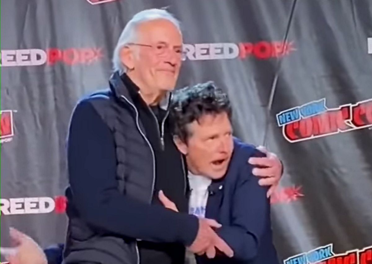 Christopher Lloyd i Michael J. Fox spotkali się 37 lat po premierze "Powrotu do przyszłości"