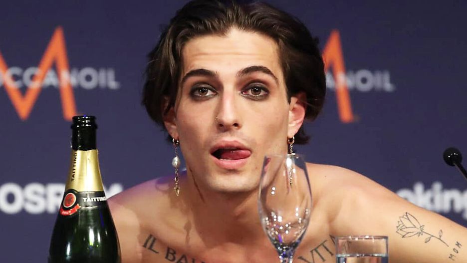 Damiano David na jeden dzień stał się sławny nawet w Hollywood.