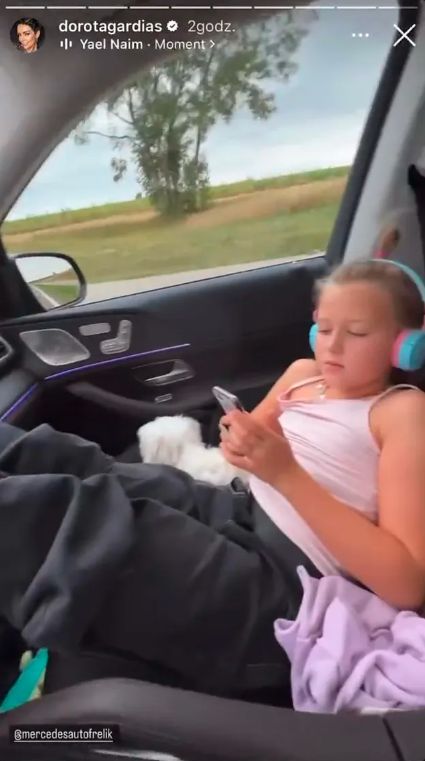 Niebezpieczna jazda Doroty Gardias z córką