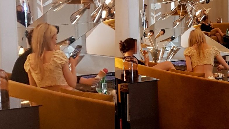 Magdalena Ogórek z córką