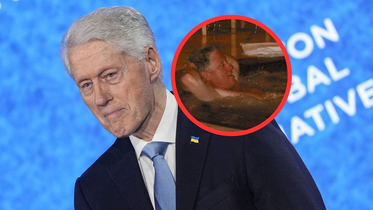Bill Clinton o kontrowersyjnym zdjęciu w jacuzzi