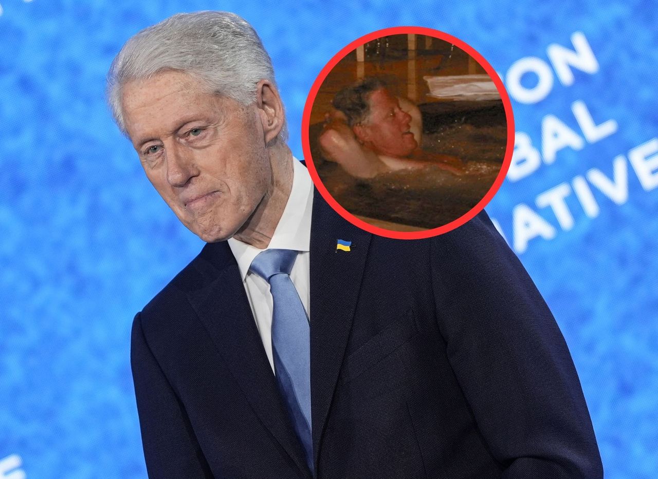 Bill Clinton o kontrowersyjnym zdjęciu w jacuzzi