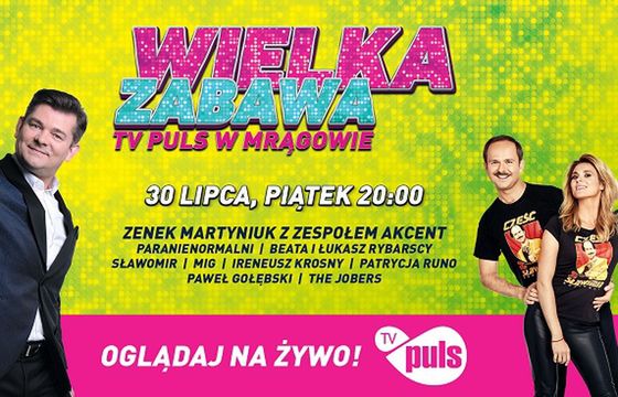 Sławomir z premierą nowej piosenki podczas „Wielkiej zabawy TV Puls w Mrągowie” (wideo)