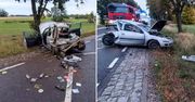 Kierowca z ciężkimi obrażeniami ciała trafił do szpitala