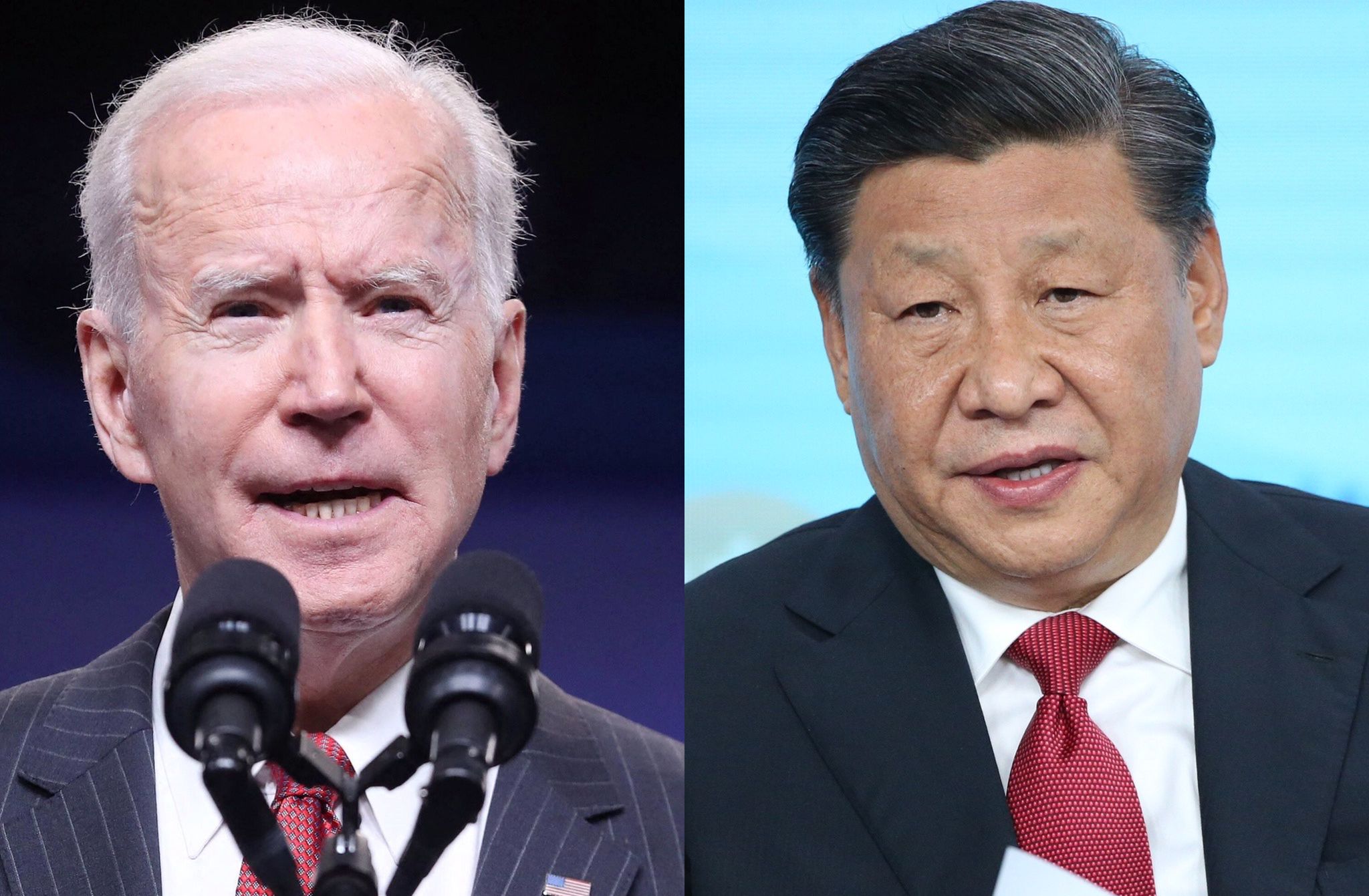  Prezydent USA Joe Biden i Prezydent Chin Xi Jinping.