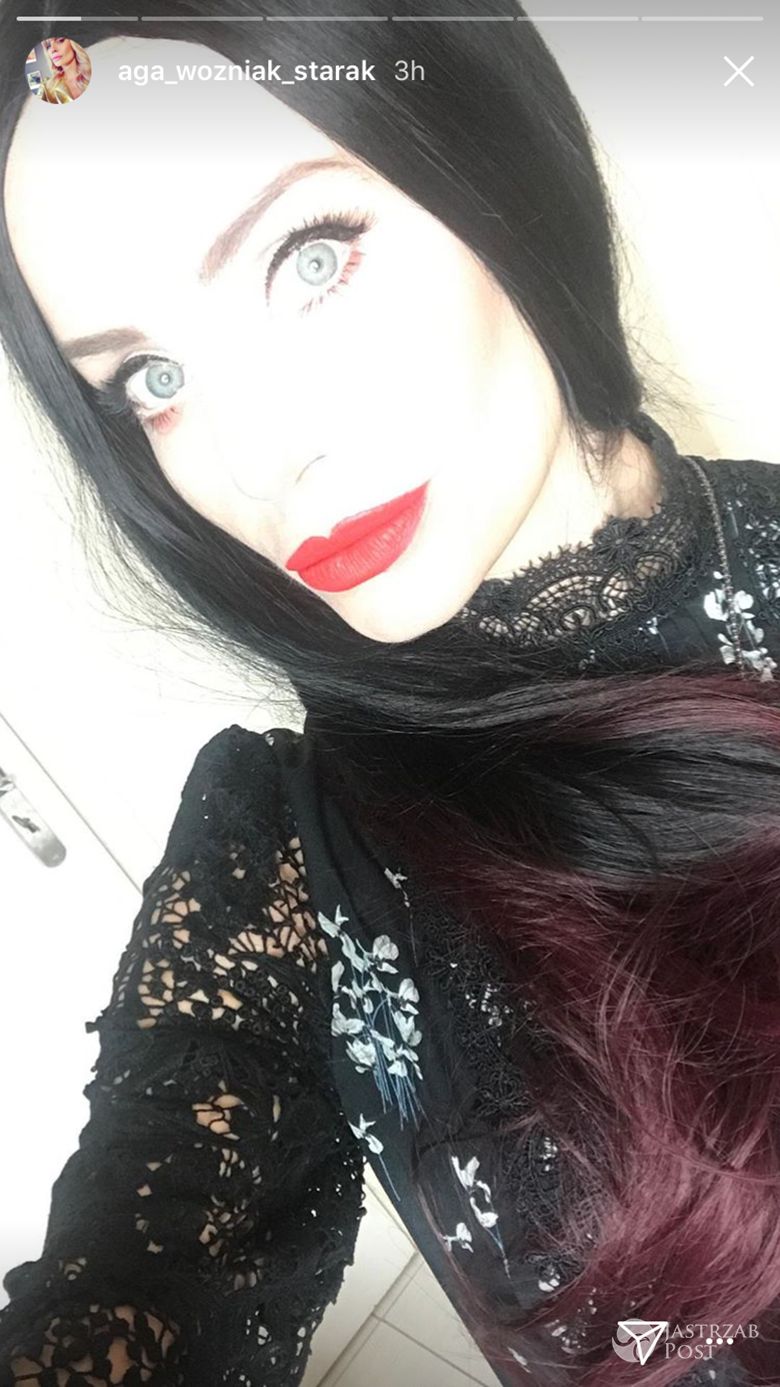 Agnieszka Woźniak-Starak przebrała się za Morticię z Rodziny Addamsów