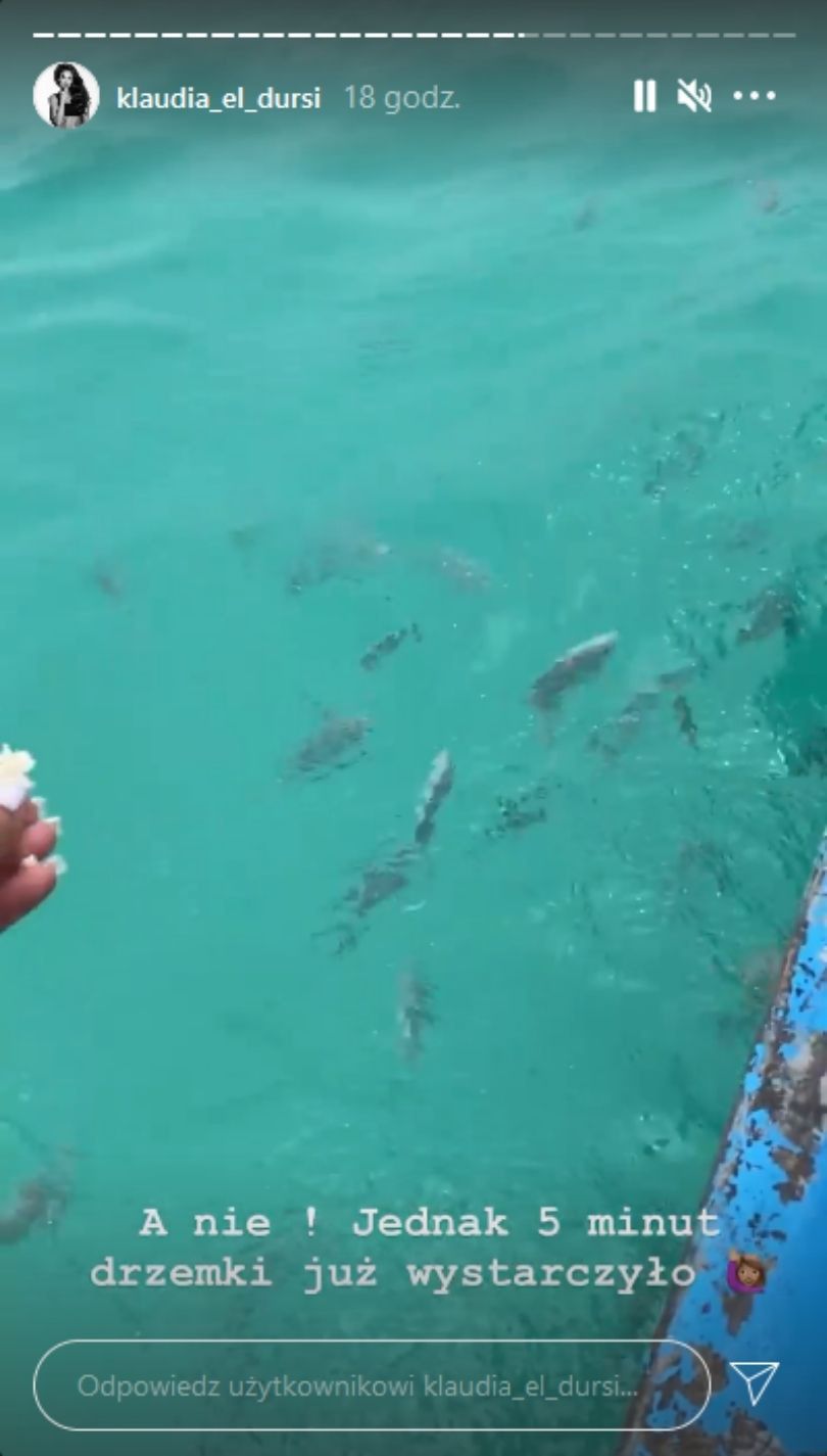 Klauda El Dursi relacjonuje rodzinne wakacje na Zanzibarze i robie zdjęcia rozgwiazdom