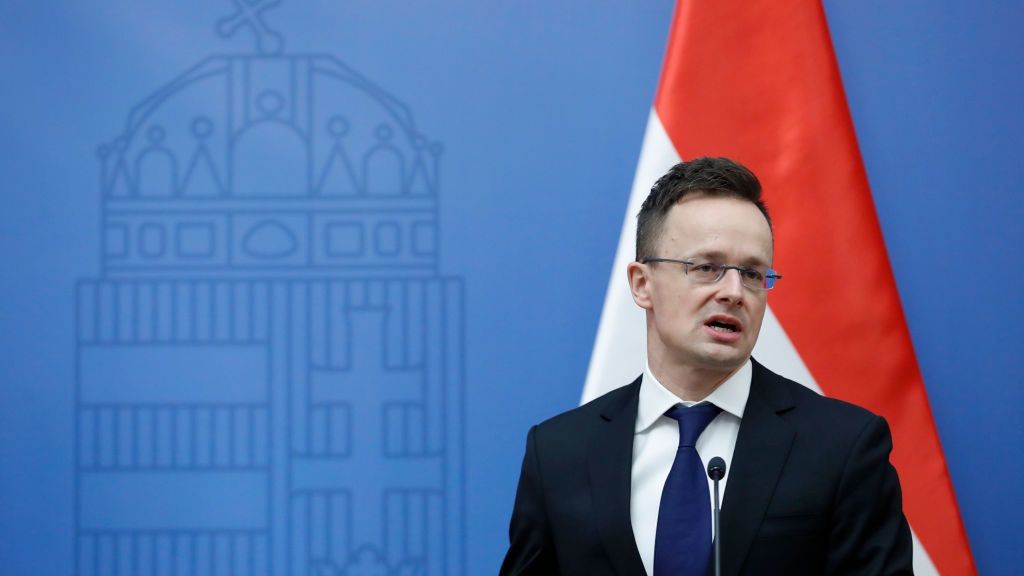 Węgierski minister spraw zagranicznych Peter Szijjarto