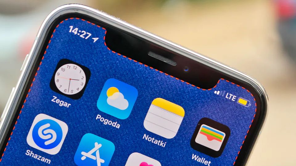 iPhone X nie wyświetlał na ekranie głównym dokładnego poziomu baterii