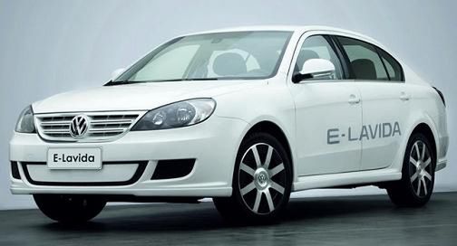 Elektryczny Volkswagen E-Lavida - Made in China