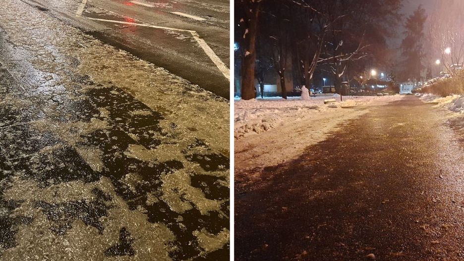 Niebezpieczne warunki na drogach