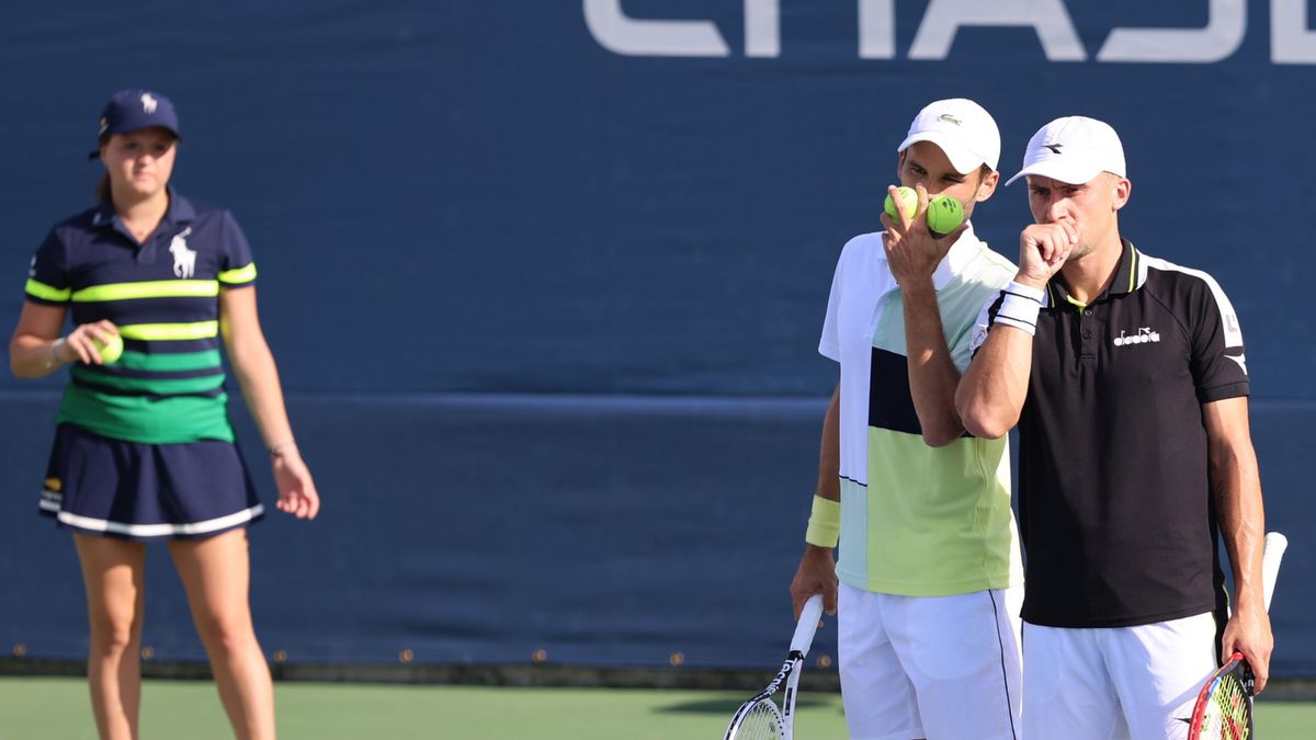 Jan Zieliński i Hugo Nys w US Open 2023