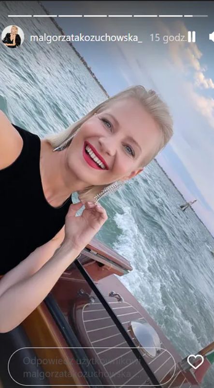 Małgorzata Kożuchowska na Festiwalu Filmowym w Wenecji