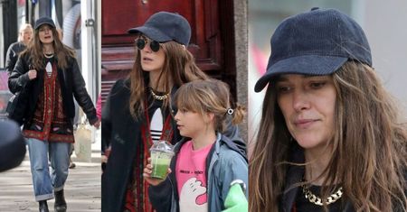 "Zwyczajna" Keira Knightley BEZ GRAMA MAKIJAŻU spaceruje z córką po mieście (ZDJĘCIA)