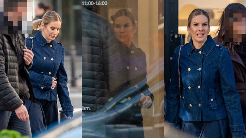 Marta Nawrocka przyłapana na zakupach