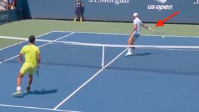 Co on zrobił?! Szalone zagranie w kwalifikacjach US Open [WIDEO]