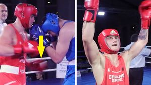 Lewy na wątrobę i nokaut! Rewelacyjna akcja polskiego mistrza