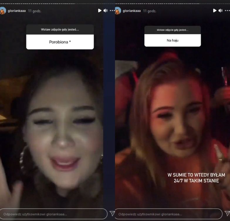 Glorianka wspomina okres uzależnienia