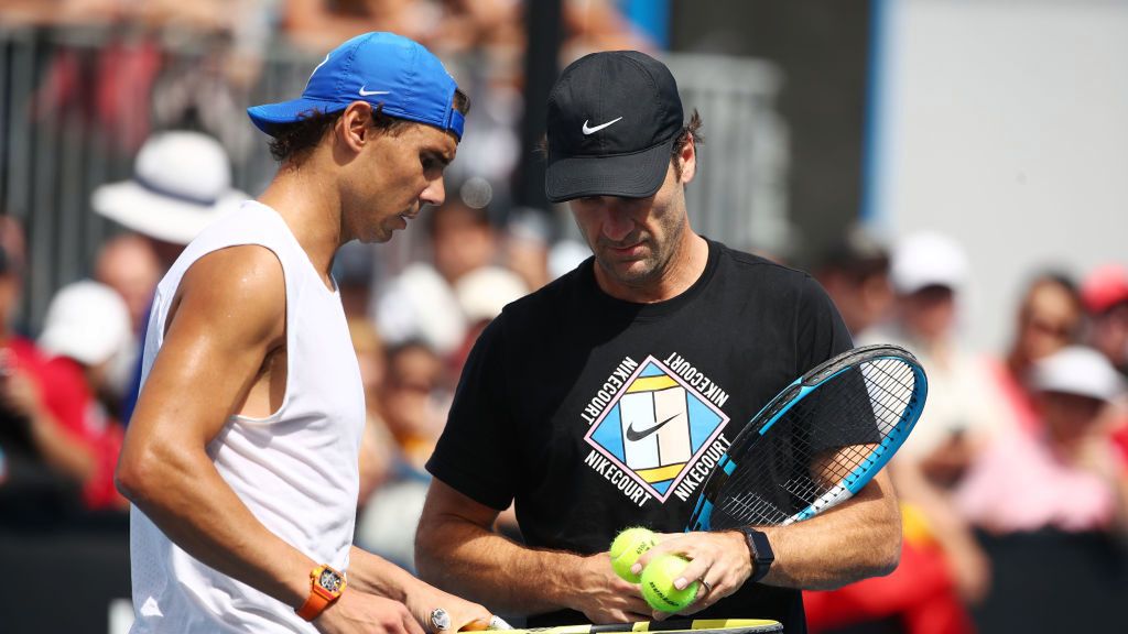 Getty Images / Scott Barbour / Na zdjęciu: Rafael Nadal i Carlos Moya