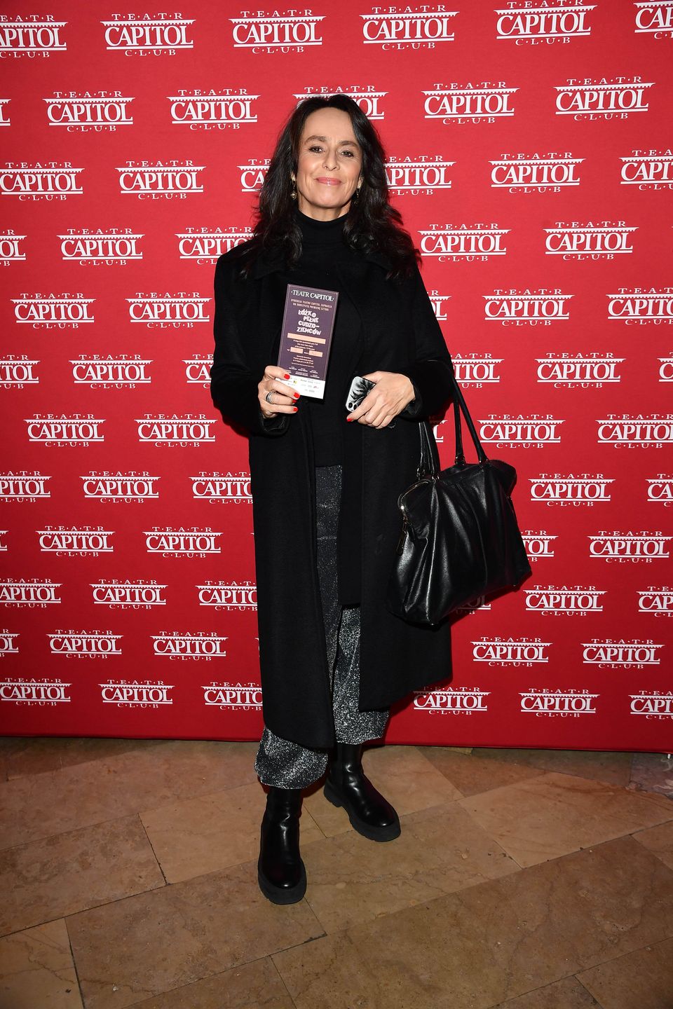 Anna Korcz na premierze "Łóżko pełne cudzoziemców"