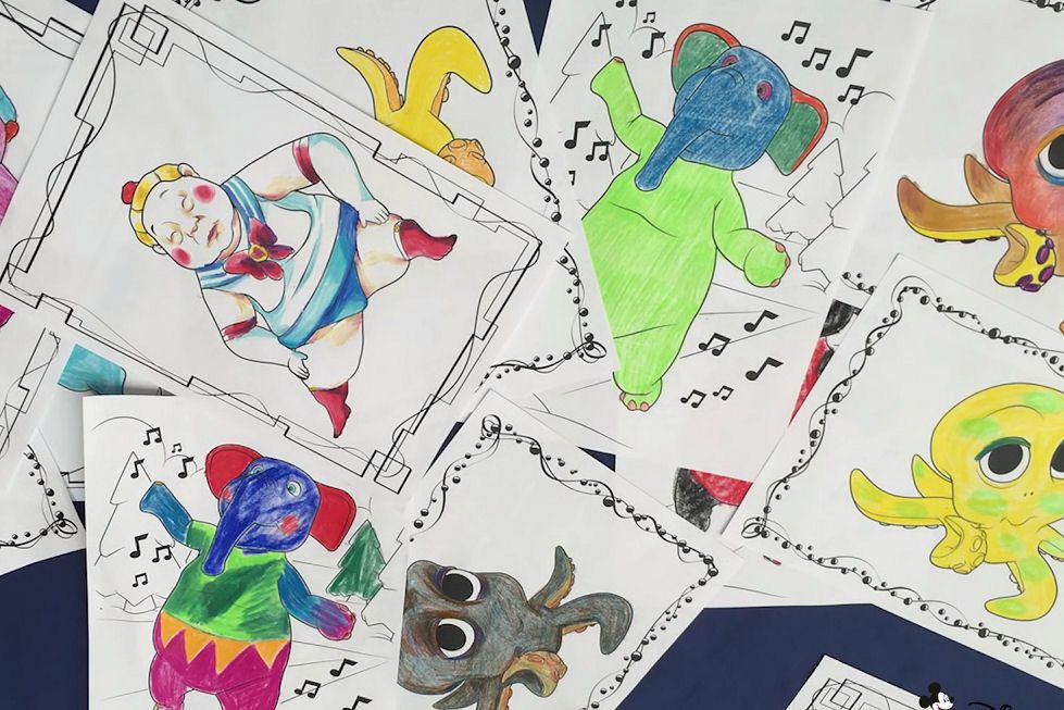 Kolorowanka 3.0, czyli Disney pracuje nad bazgroleniem z motywacją w 3D